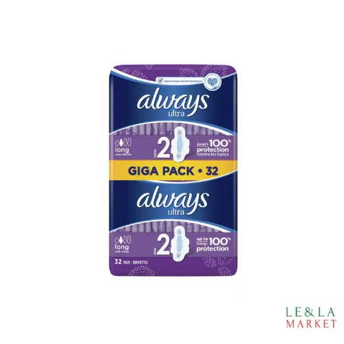 Serviettes hygiéniques Always Ultra T2 x32