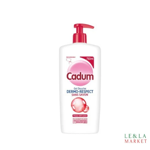Gel douche Dermo-Respect sans savon Cadum 750ml