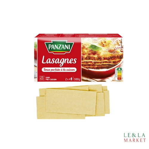 Feuilles de lasagnes de Panzani 500g