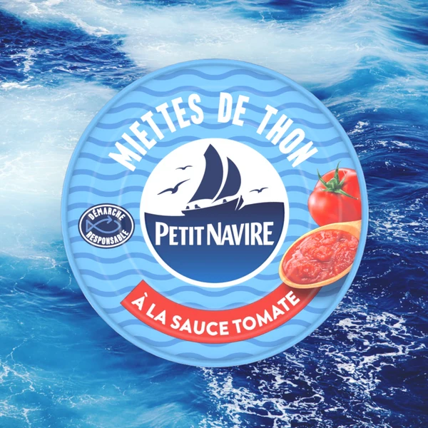 Miettes de thon à la suace tomate 140g