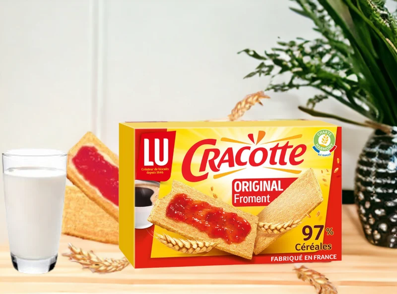 Tartine croquantes au froment Lu Cracotte 250g