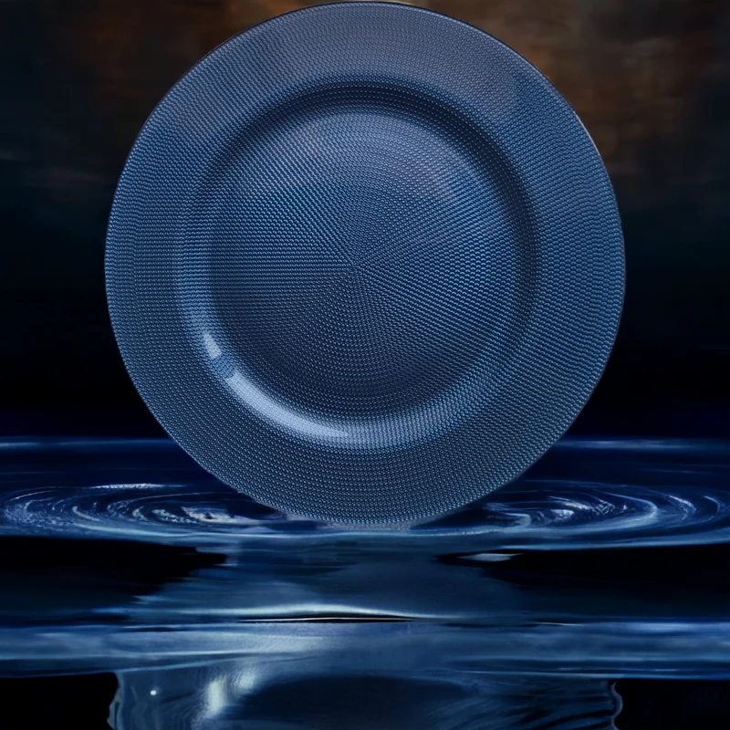Assiette plate blue 31cm