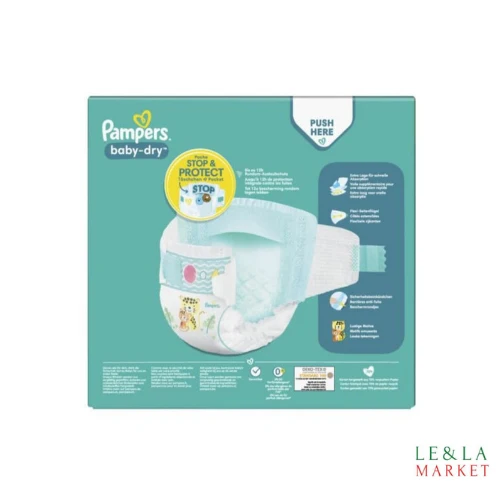 Couche Pampers baby-dry T4 (9-14kg)96 couches