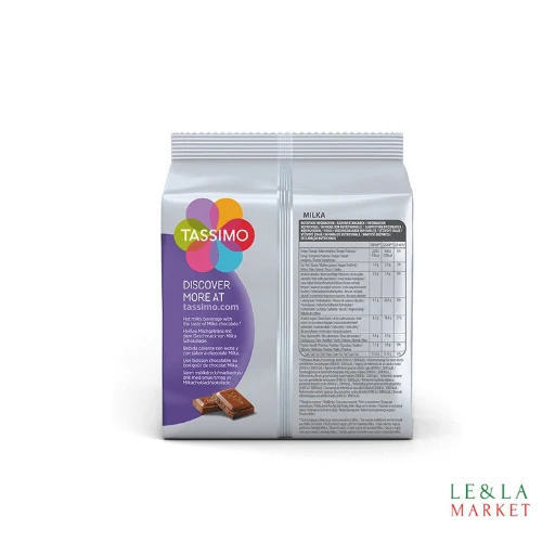 Tassimo au cacao avec lait écrémé en poudre x8