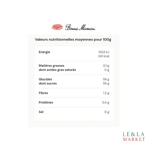 Confiture fraise Bonne Maman 370g