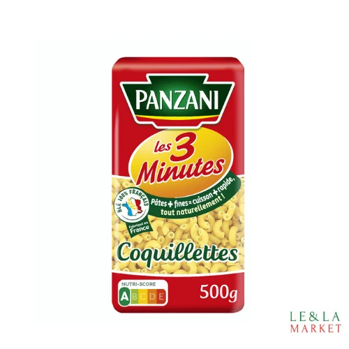 Pâte coquillettes 3 minutes Panzani 500g