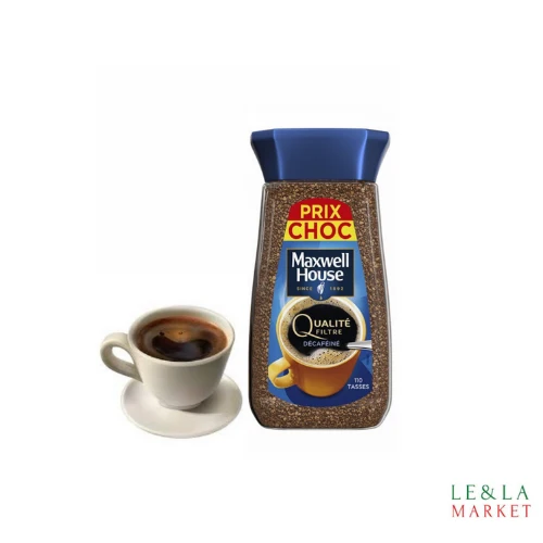 Café soluble décaféine Maxwell House 200g