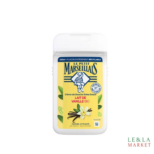 LE Petit Marseillais gel douche lait de vanille bio 250ml