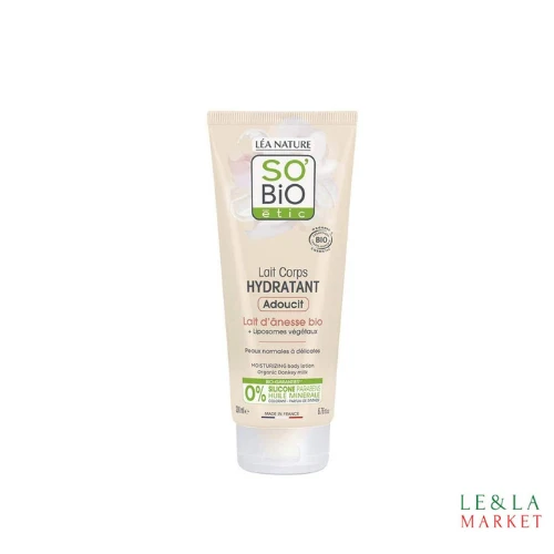 Lait Corps So Bio Lait d'ânesse bio Peaux Normales 200ml