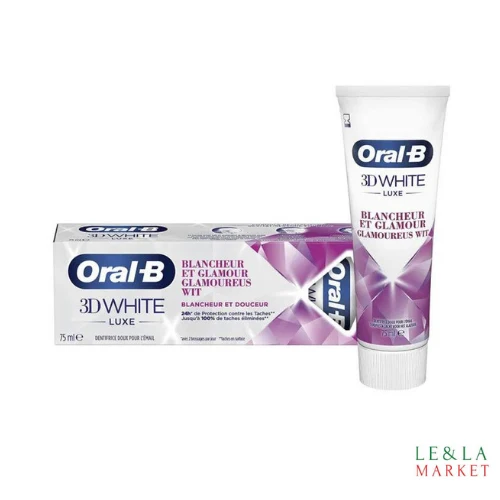 Dentifrice Oral b 3D blancheur et glamour