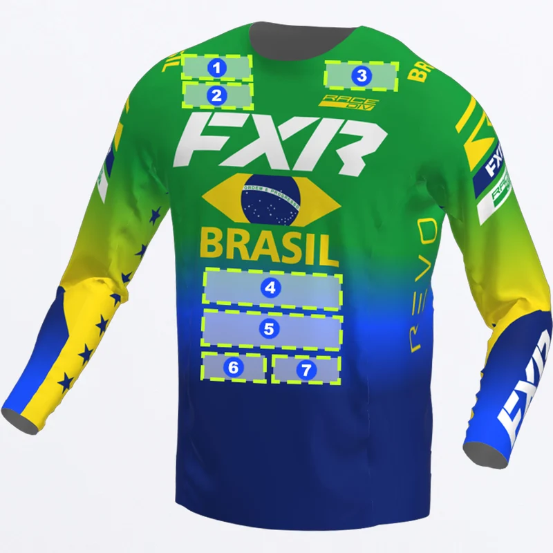Brasil Custom Revo MX Jersey