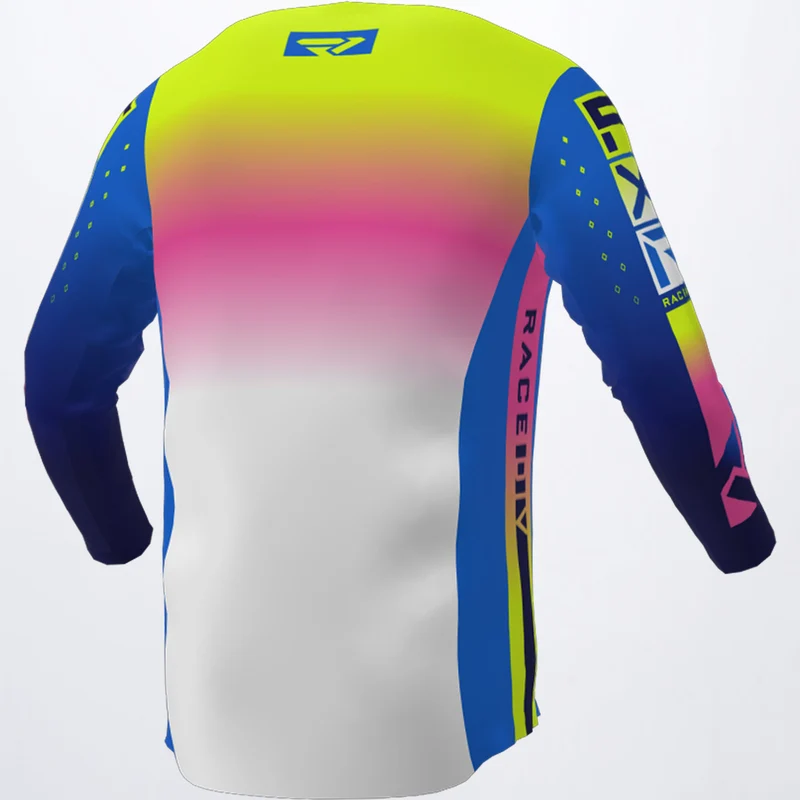 Blue/Hi Vis/Pink Custom Podium Pro Jersey