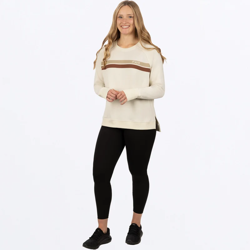 Women's Side Star Crewneck Pullover Sweater