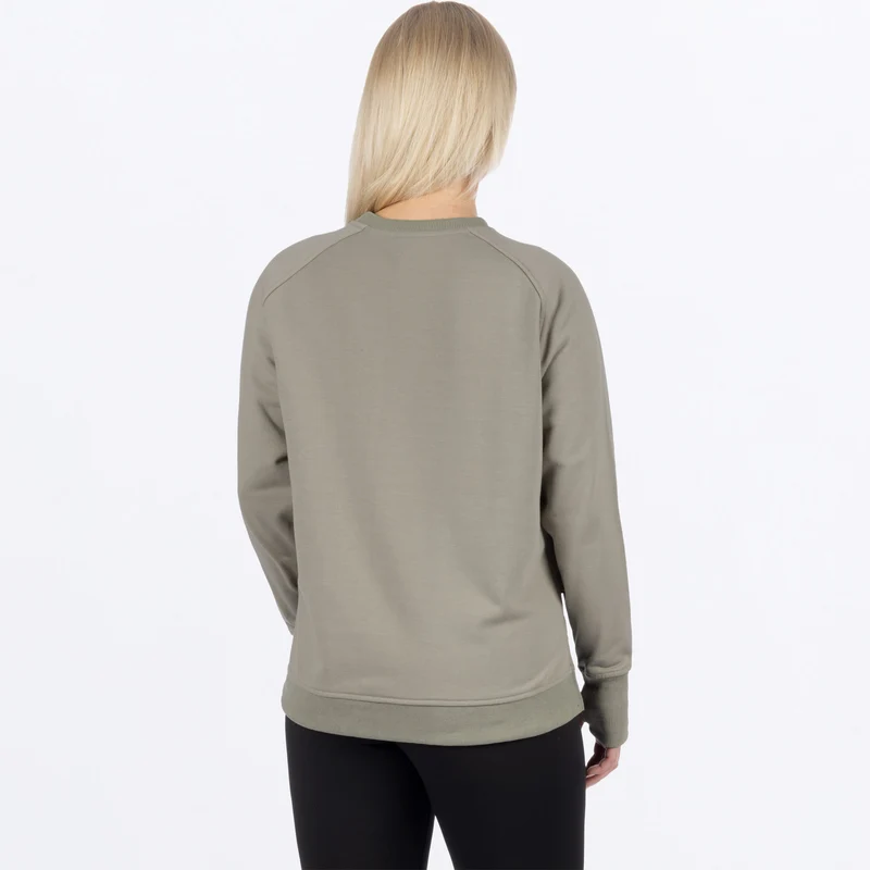 Women's Side Star Crewneck Pullover Sweater
