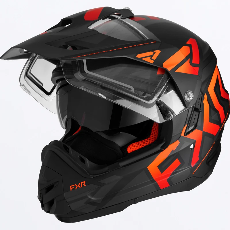 Torque X Team Helmet w/ E Shield & Sun Shade