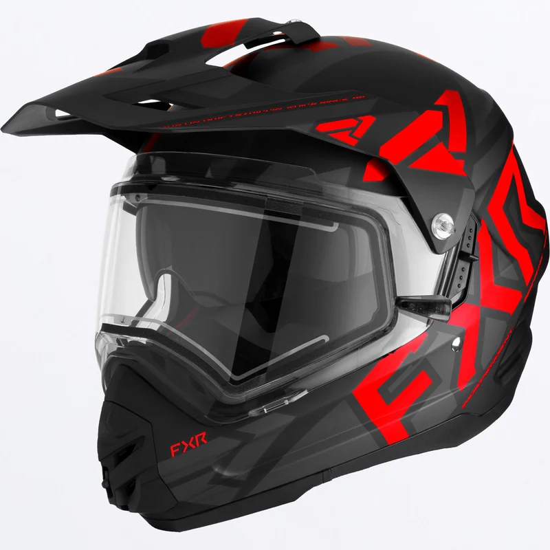 Torque X Team Helmet w/ E Shield & Sun Shade