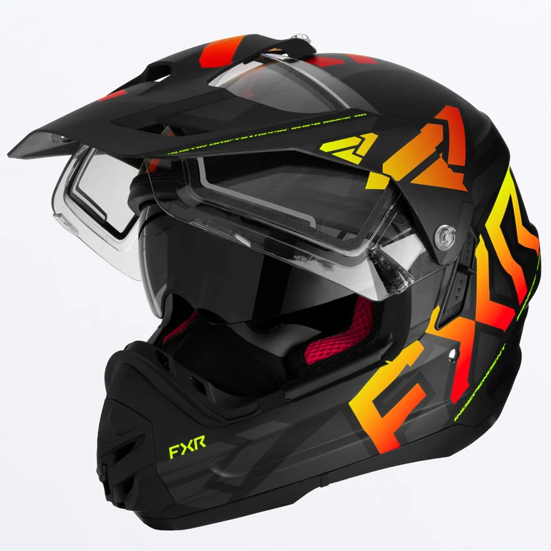 Torque X Team Helmet w/ E Shield & Sun Shade