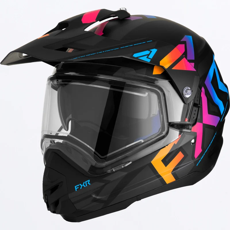 Torque X Team Helmet w/ E Shield & Sun Shade