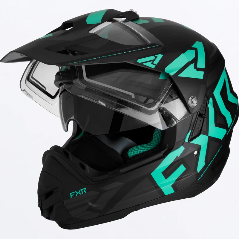Torque X Team Helmet w/ E Shield & Sun Shade