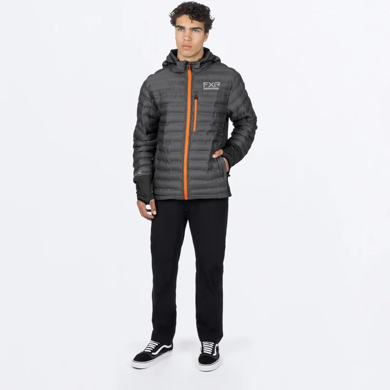 Men's Podium Hybrid Quilted Hoodie