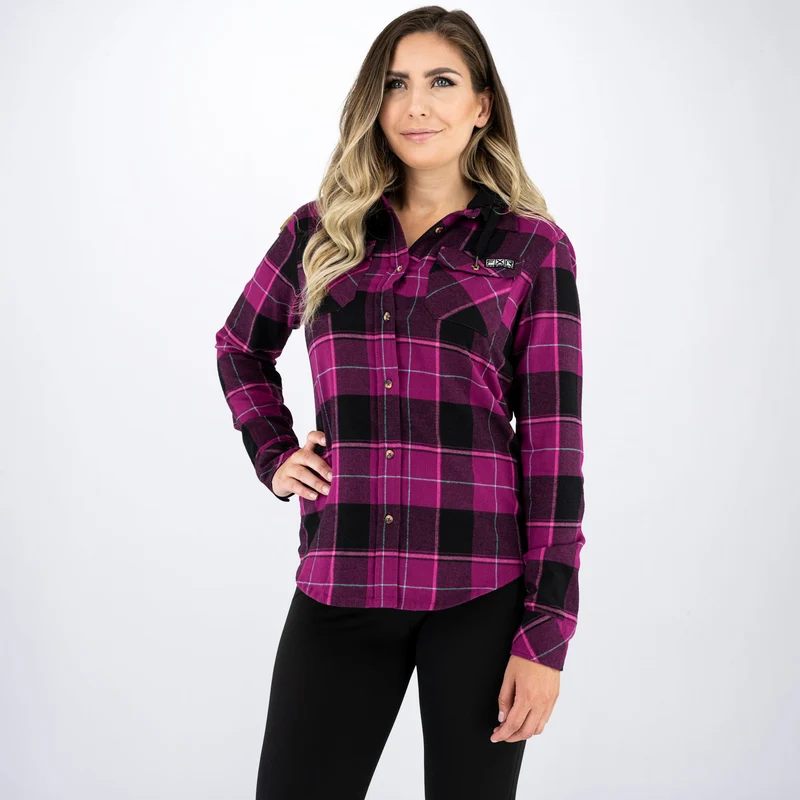 Women's Timber Hooded Flannel Shirt