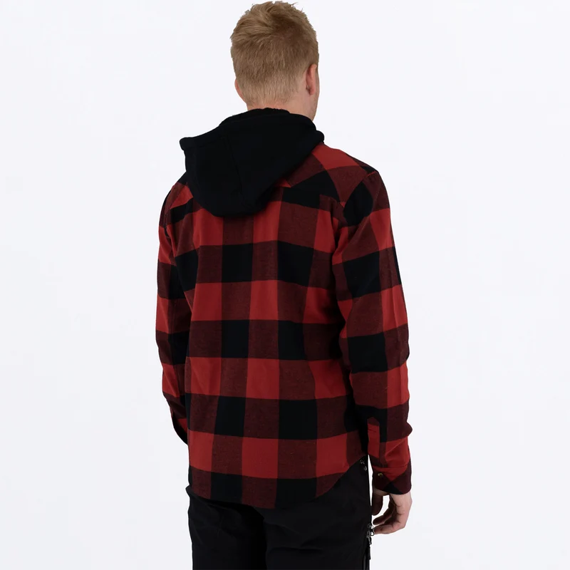 Men's Timber Hooded Flannel Shirt