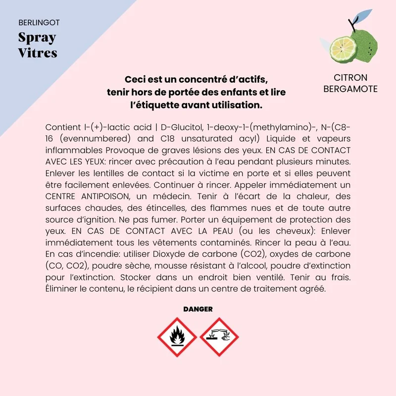 Kit Spray “Vitres”