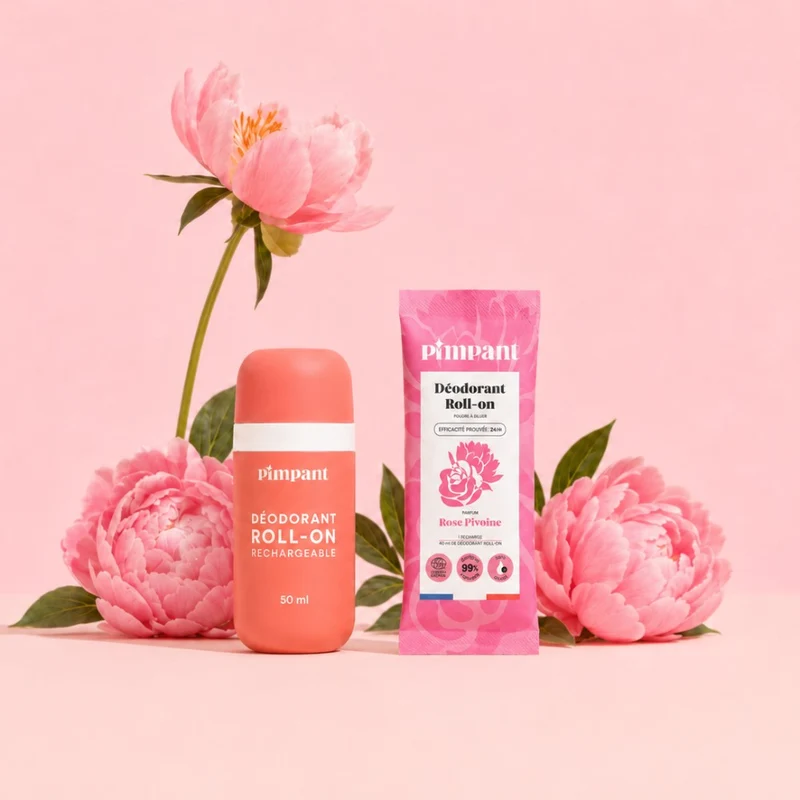 Kit Déodorant Roll-On Rose-Pivoine