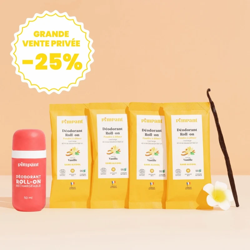Pack Déodorant Roll-On Vanille