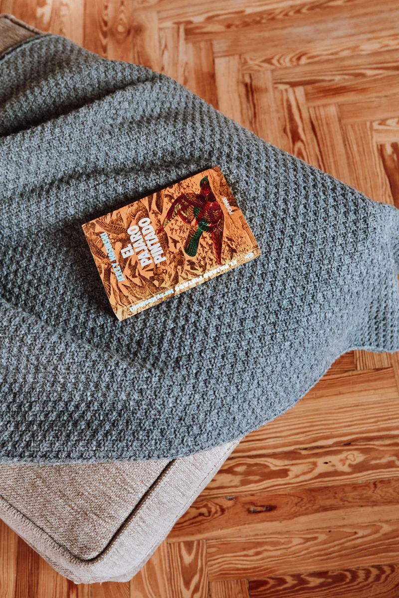 ISABELLE Sofa Throw Blanket in Merino Wool - Ash Grey
