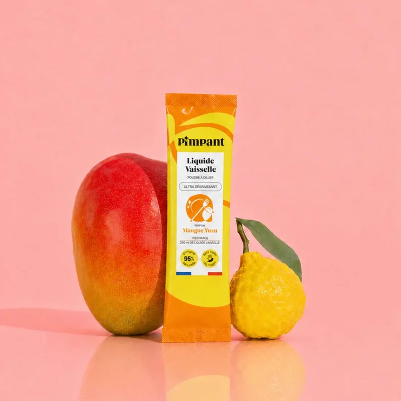 1 Recharge Liquide Vaisselle Mangue Yuzu Offerte