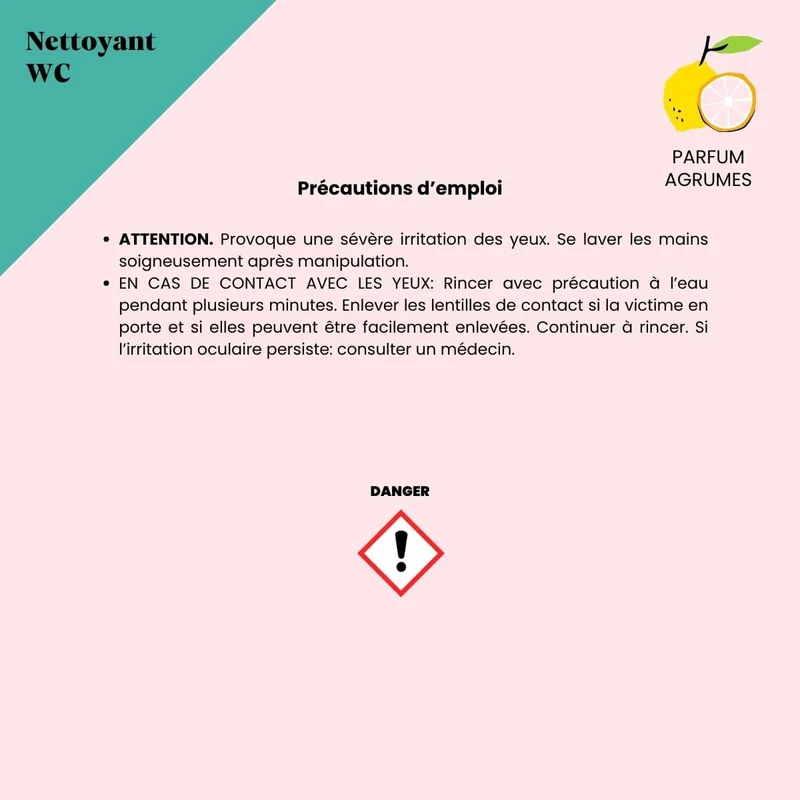 Nettoyant WC (x15)