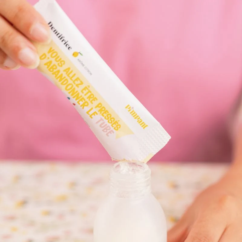 Dentifrice Rechargeable en Poudre à Diluer