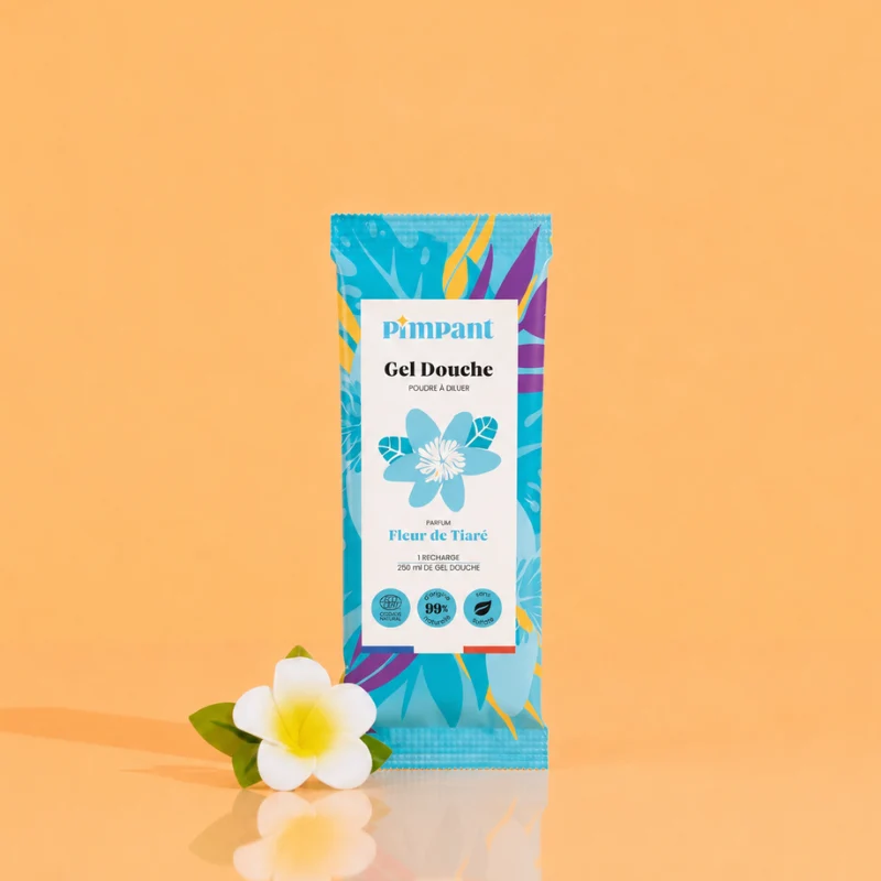1 Recharge Gel Douche Fleur de Tiaré Offerte