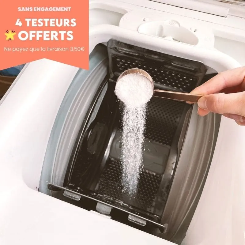 4 Testeurs Offerts de Lessive (8 doses) - Abonnement sans engagement