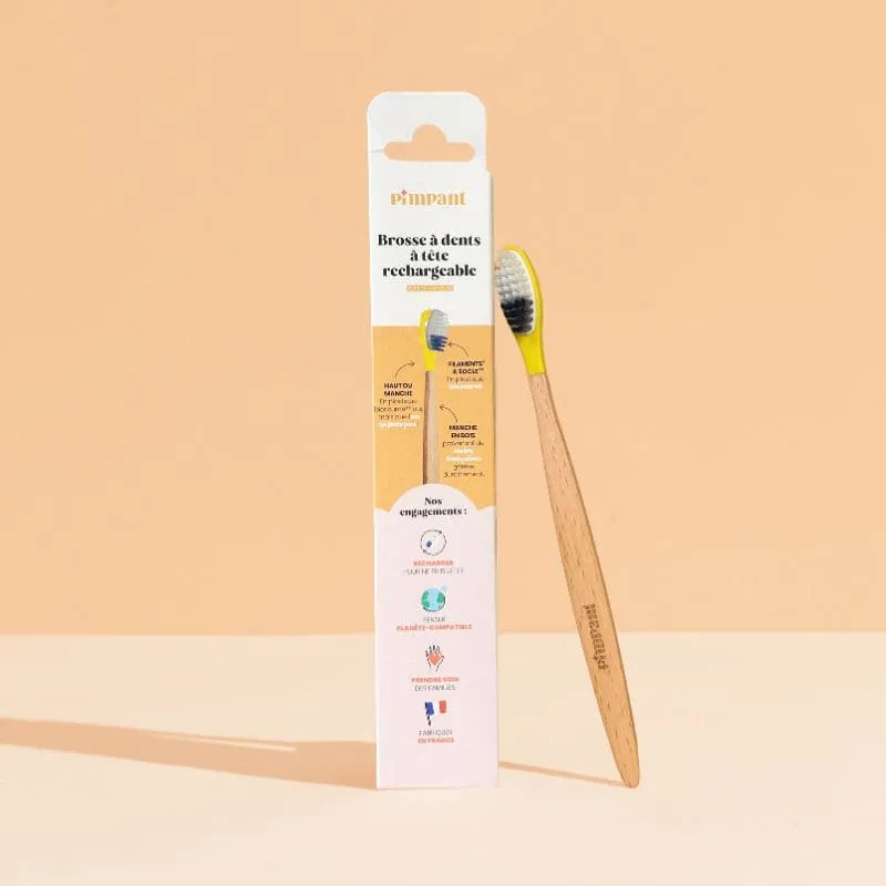 1 Brosse à dents à tête rechargeable (poils medium) Offerte