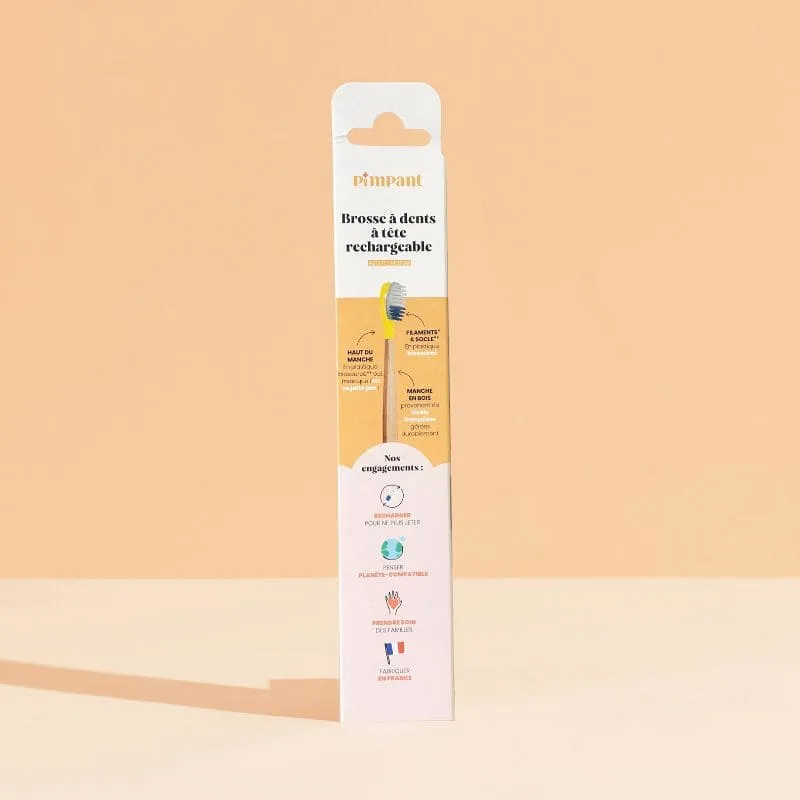 Brosse à dents à tête rechargeable (poils medium)