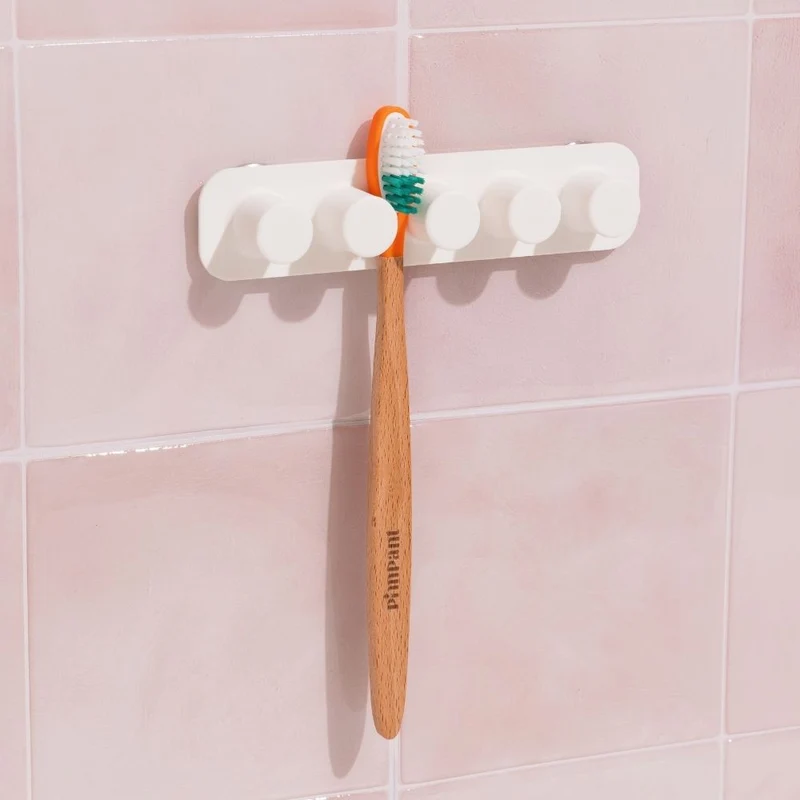 Porte Brosses à Dents Mural - 4 Places