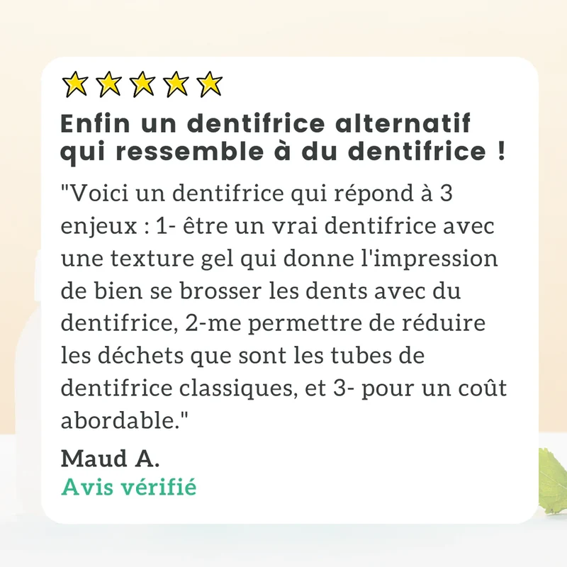 Recharge Dentifrice Citron (x1)