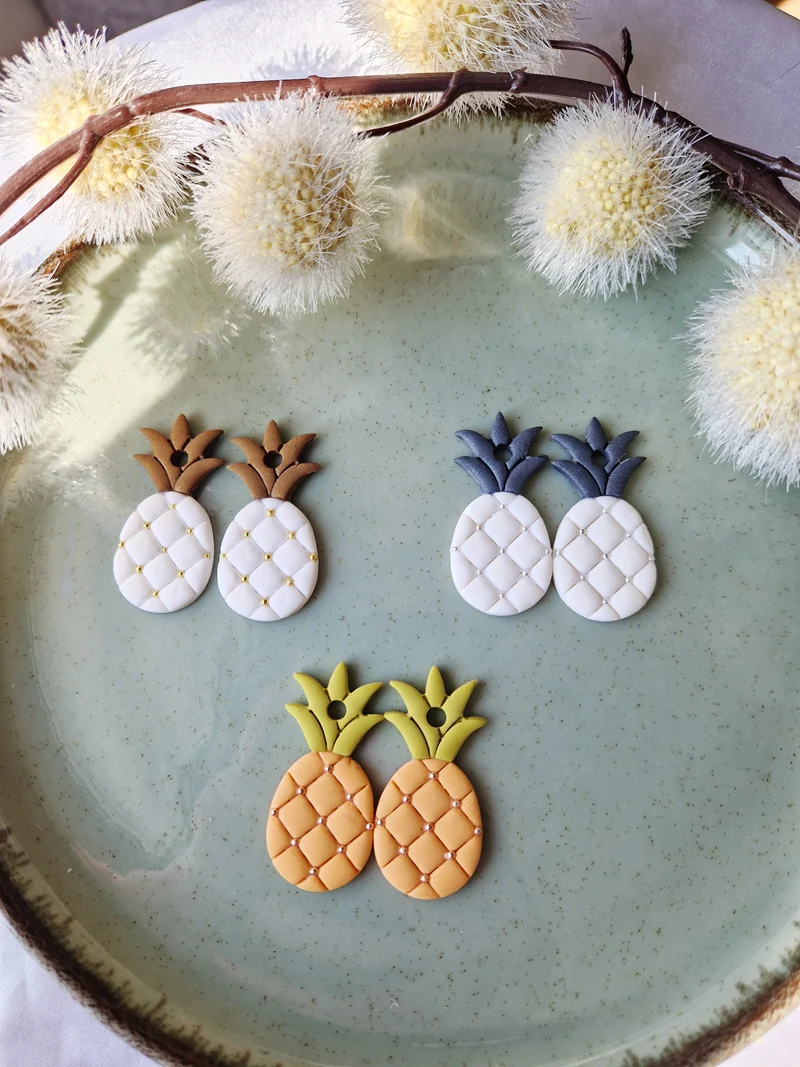 Pampilles "Ananas 🍍"(sans créoles).